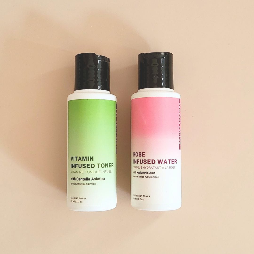 Beauty Factory Rose Water & Vitamin Toner Travel Set