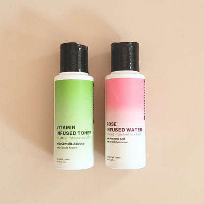 Beauty Factory Rose Water & Vitamin Toner Travel Set
