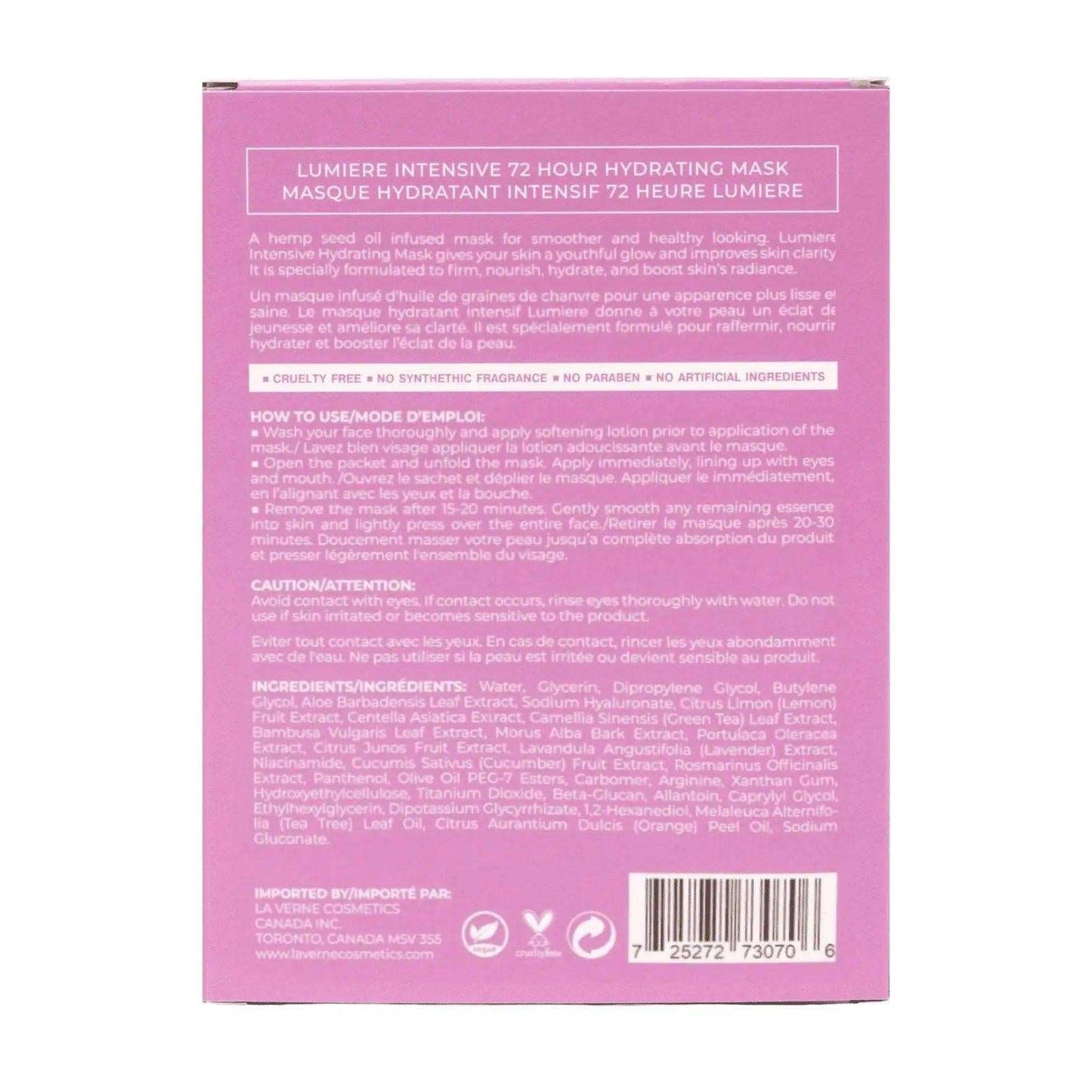 Lumiere Intensive 72-Hour Hydrating Bio-Cellulose Mask - 2