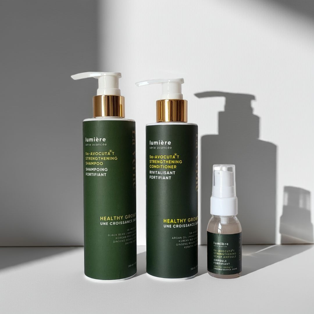 Lumiere 5α-Avocuta T Strengthening Hair Care Set