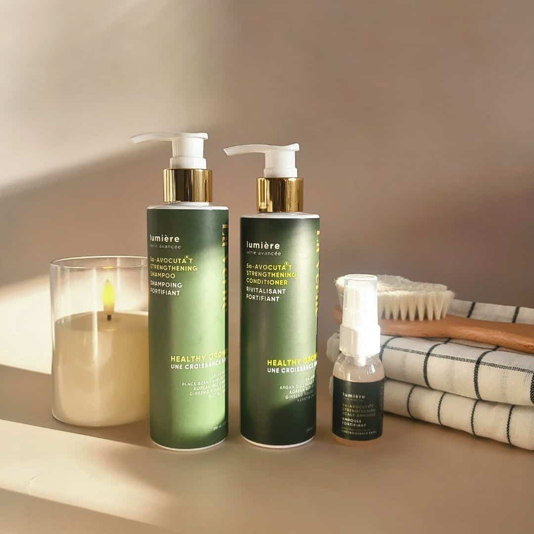 Lumiere 5α-Avocuta T Strengthening Hair Care Set