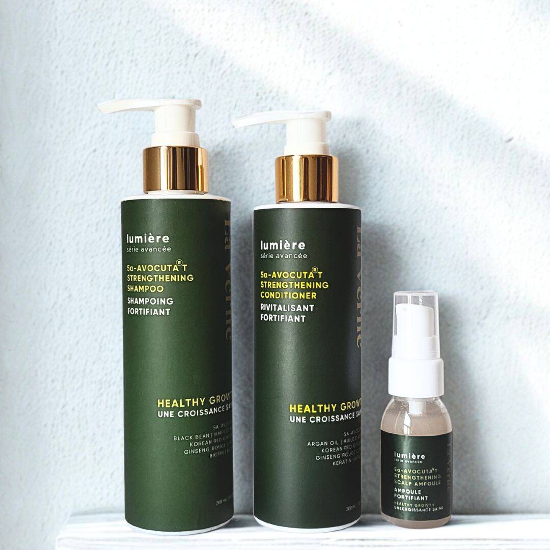 Lumiere 5α-Avocuta T Strengthening Hair Care Set