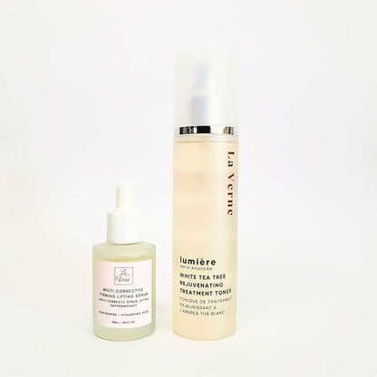Two La Verne skincare products on a white background