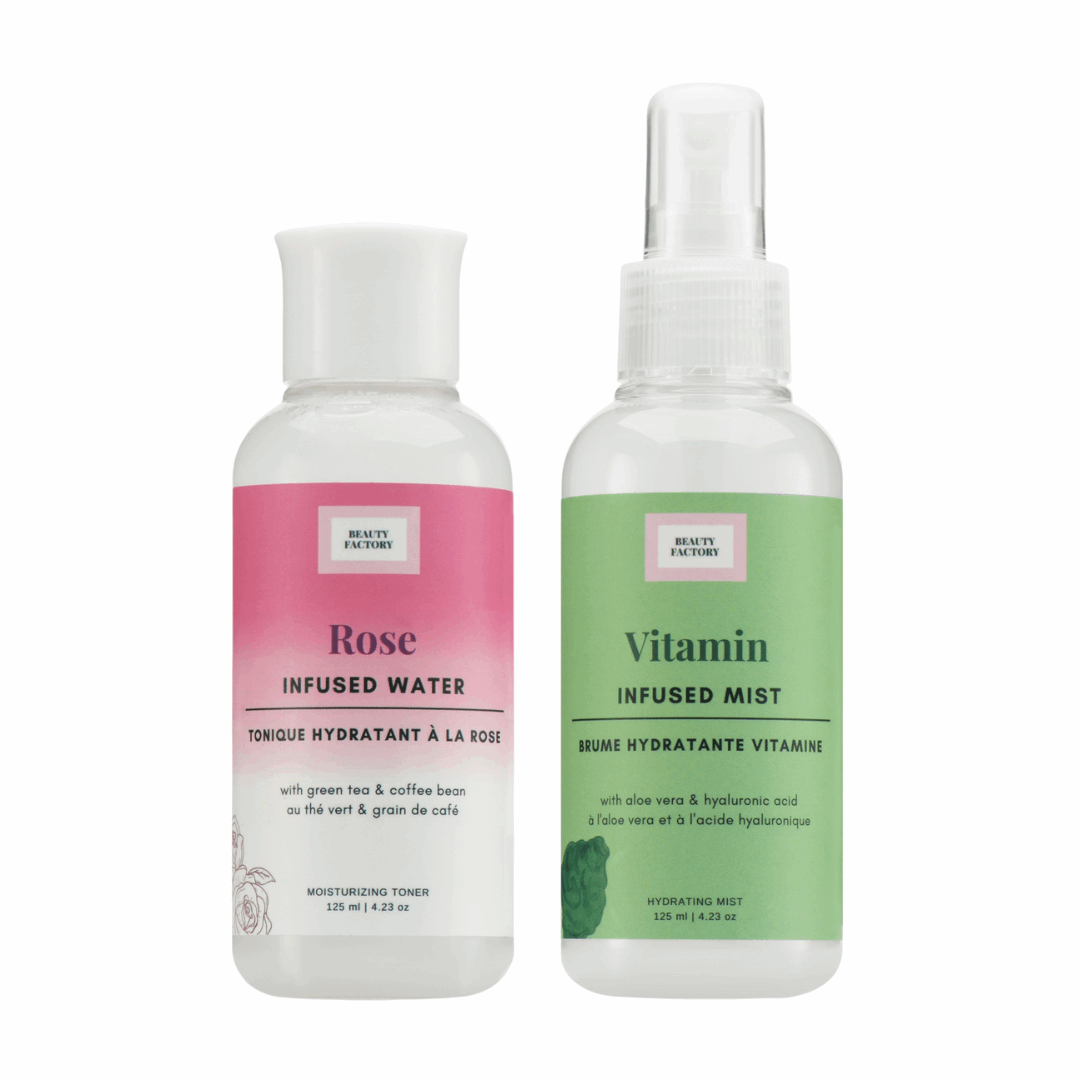 Beauty Factory Rose Water and Vitamin Mist Set - 1